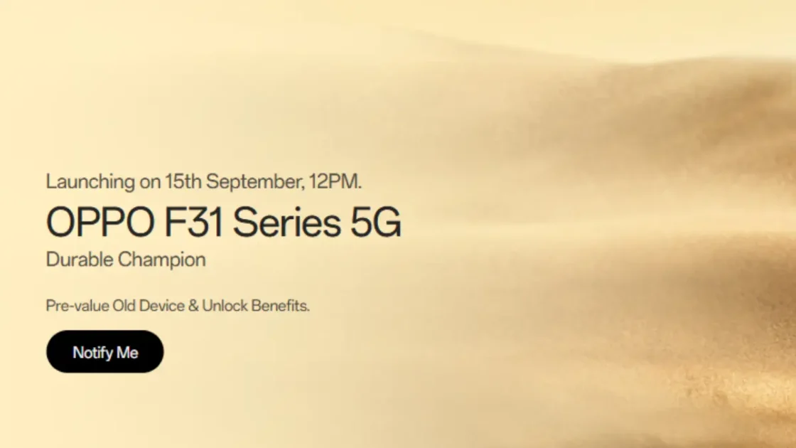 Oppo F31 Series 5G Launch