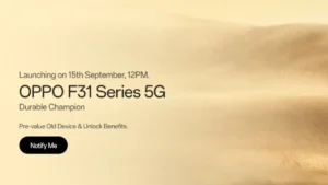 Oppo F31 Series 5G Launch