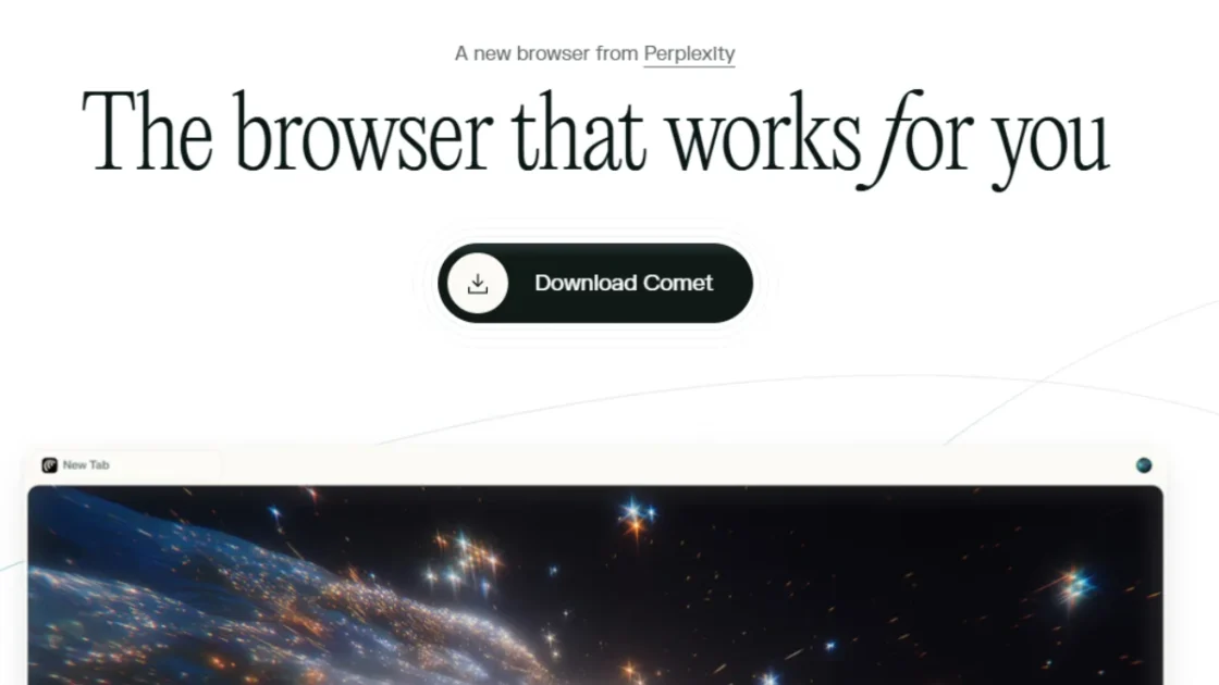 Perplexity का Comet Browser: अब Internet पर आपका खुद का Assistant! 1 Comet Browser